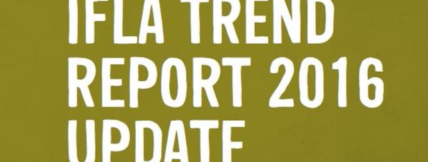 Cover Update IFLA Trend Report 2016 (Ausschnitt)