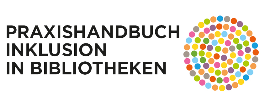 Teil des Buchcovers "Praxishandbuch Inklusion in Bibliotheken"