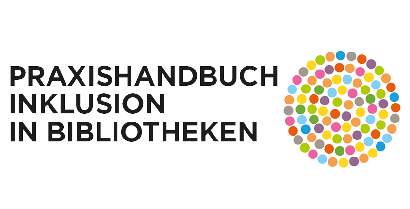 Teil des Buchcovers "Praxishandbuch Inklusion in Bibliotheken"