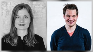 Links: Lilian Masuhr, Foto von Andi Weiland
Rechts: Jonas Karpa, Foto von Andi Weiland