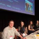 Das Podium war besetzt mit Lorenz Weinberg, Kim Farah Giuliani, Kristina Brüns und Madeleine Beil.